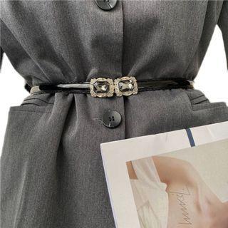 Rhinestone Narrow Belt