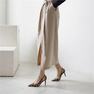 Pointy-toe Cutout-detail High-heel Pumps