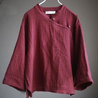 Crinkled Chinese Top