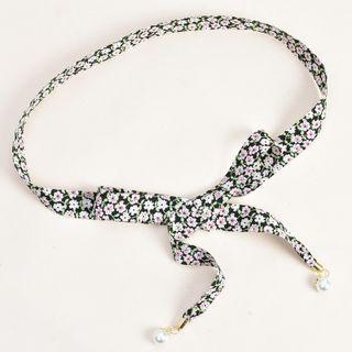 Floral Print Belt