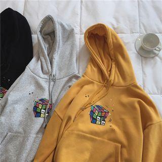 Rubiks Cube Print Hoodie