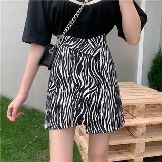Zebra Print Skirt