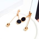 Drop Necklace 566 - Rose Gold - One Size