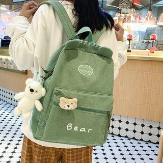 Bear Ear Corduroy Backpack