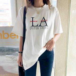 La Letter Short-sleeve T-shirt