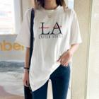 La Letter Short-sleeve T-shirt