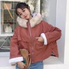 Faux-fur Loose-fit Padded Jacket