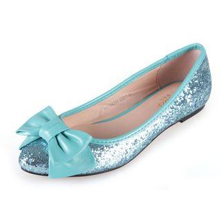 Bow Glitter Flats