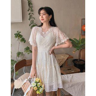 Dali Hotel See-through Lace Dress