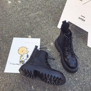 Short Lace-up Combat Boots