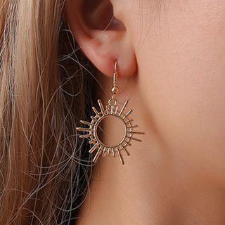 Gear Drop Earring