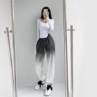 High-waist Gradient Sweatpants