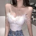 Fluffy Tube Top