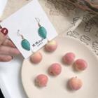 Peach Drop Earring / Clip-on Earring