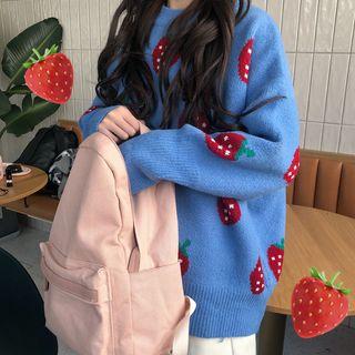 Fruit Jacquard Sweater