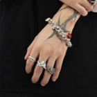 Beaded Chain Bracelet Silver - One Size