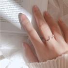 925 Sterling Silver Crown Open Ring 925 Silver - Crown - Silver - One Size