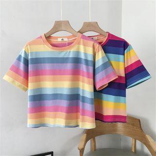 Striped Short-sleevet-shirt