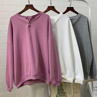 Button-up Sweatshirt