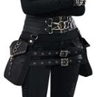 Faux Leather Belt Bag As Shown In Figure - One Size