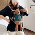 Corduroy Animal Furry Backpack
