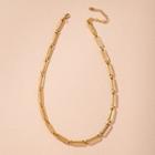 Chained Necklace X237 - Gold - One Size