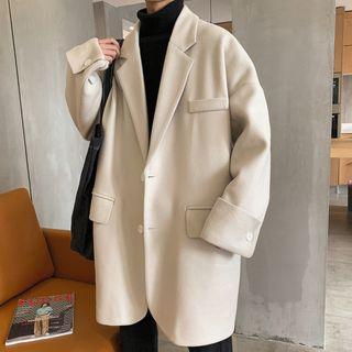 Oversize Single-breasted Long Coat