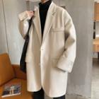Oversize Single-breasted Long Coat