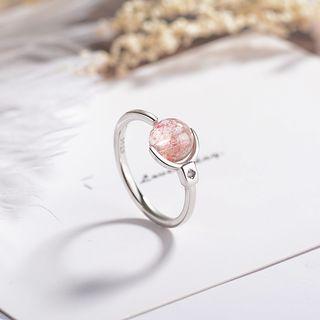 Strawberry Quartz Ring As Shown In Figure - One Size