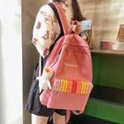 Color Block Striped Backpack