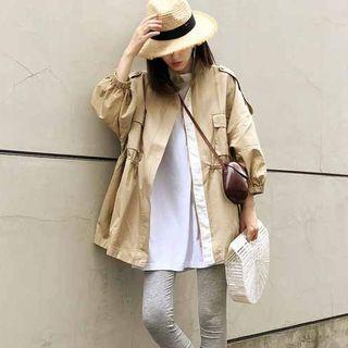 Long Sleeve Stand Collar Jacket