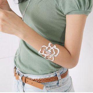 Perforated Rose Bangle