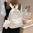 Floral Backpack / Bag Charm / Set