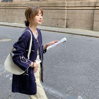 Plaid Cardigan Jacket