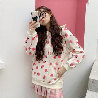 Strawberry Pattern Hoodie