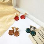 Resin Alloy Geometric Dangle Earring