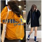 Letter Oversized Hoodie