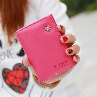 Rhinestone Short Wallet