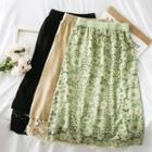 Reversible Knit A-line Skirt