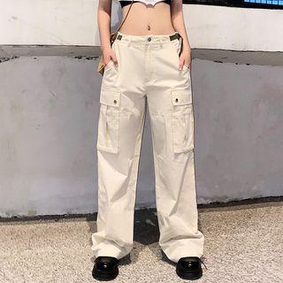 Low Waist Loose-fit Cargo Pants