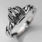 Crown Sterling Silver Ring S925 Silver - Silver - One Size