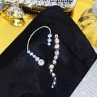 Rhinestone Dangle Earring 1 Piece - Right Ear - As Shown In Figure - One Size
