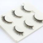 False Eyelashes - Sd-10 Three Pairs - Black - One Size