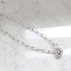 Lock-pendant Chain Necklace