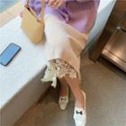 Two-way High Waist A-line Skirt