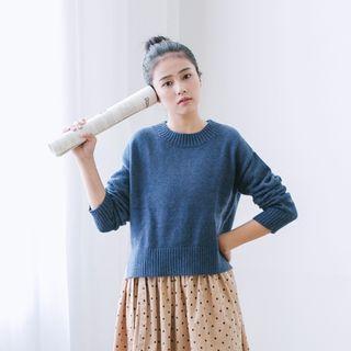 Dip Back Plain Sweater