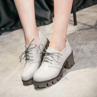 Lace-up Platform Shorts