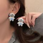 Astronaut Acrylic Earring 1 Pair - White - One Size