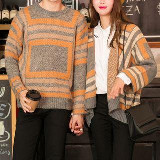 Couple Matching Patterned Sweater / Cardigan
