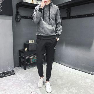 Set: Colored Panel Sweater + Sweatpants